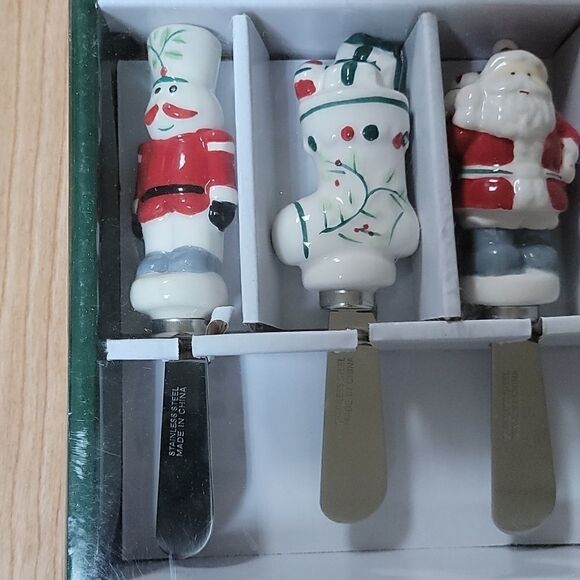 *HOST PICK* PFALTZGRAFF WINTERBERRY 4 PIECE HOLIDAY SPREADER SET - NEW! - Picture 6 of 7